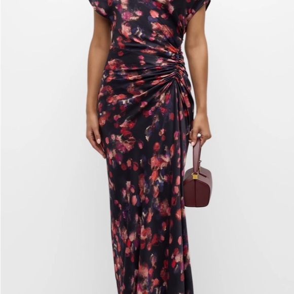 A.L.C Draped Satin Poppy Gown - Picture 3 of 9